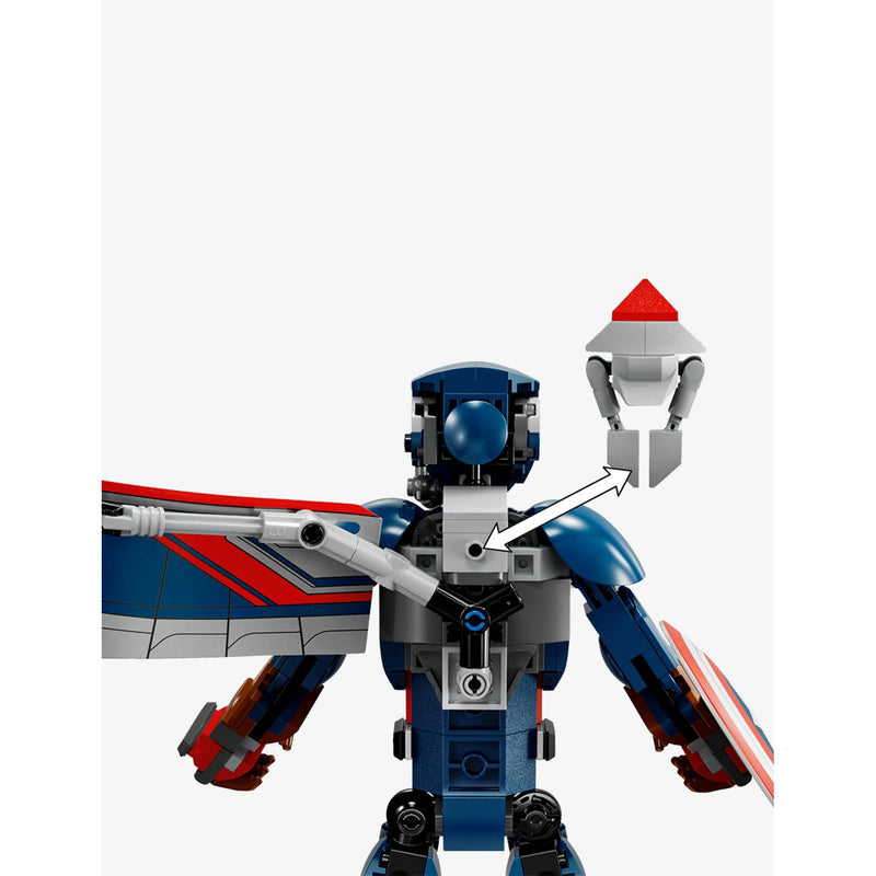 LEGO Captain America construction figure 28cm, UK version