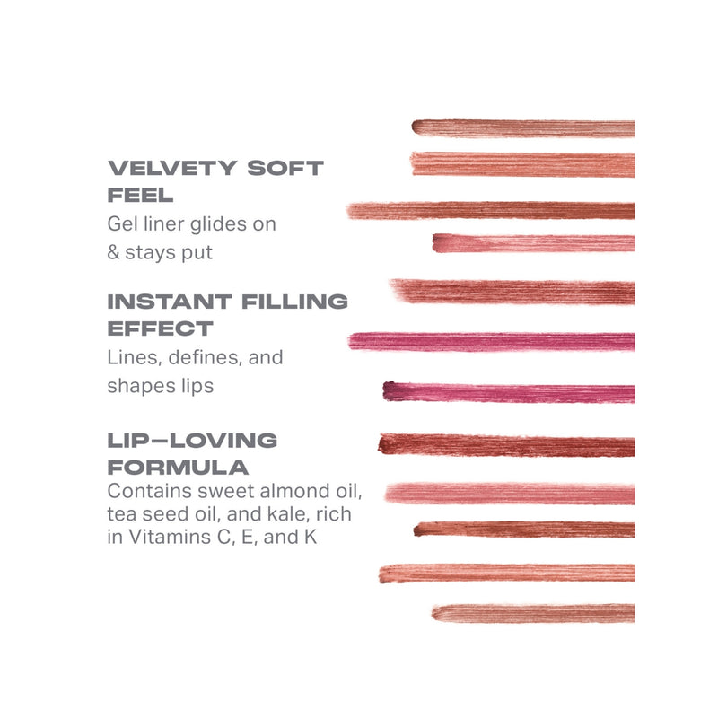 Morphe Soulmatte filling gel lip liner 0.2g, imported from the UK