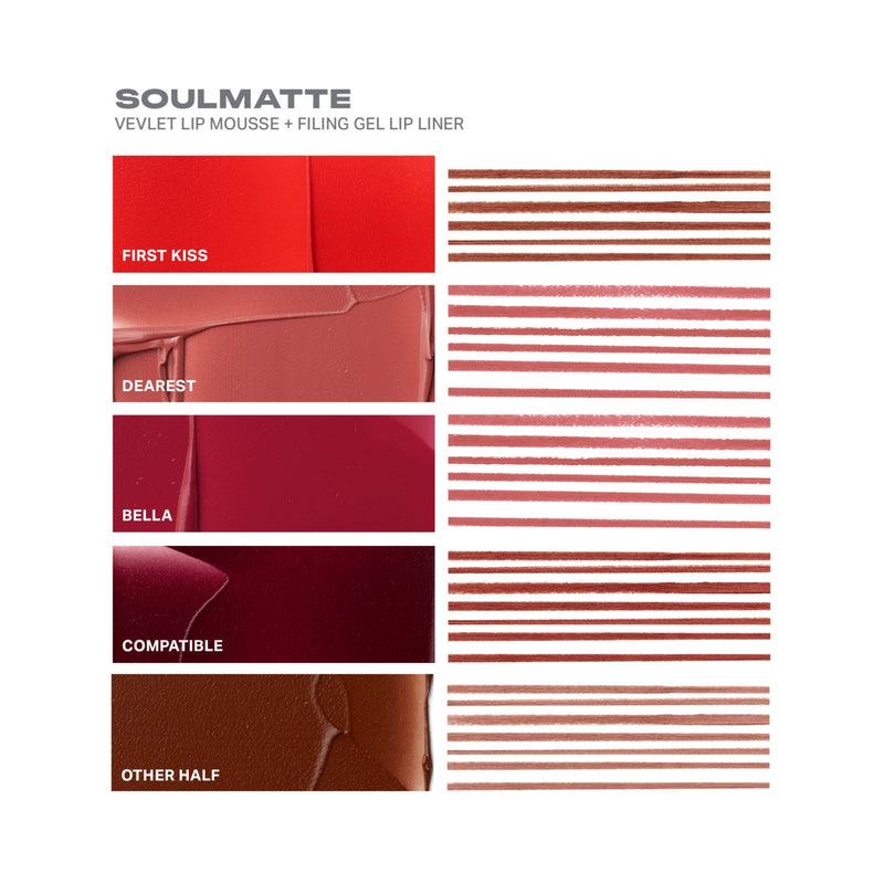 Morphe Soulmatte filling gel lip liner 0.2g, imported from the UK