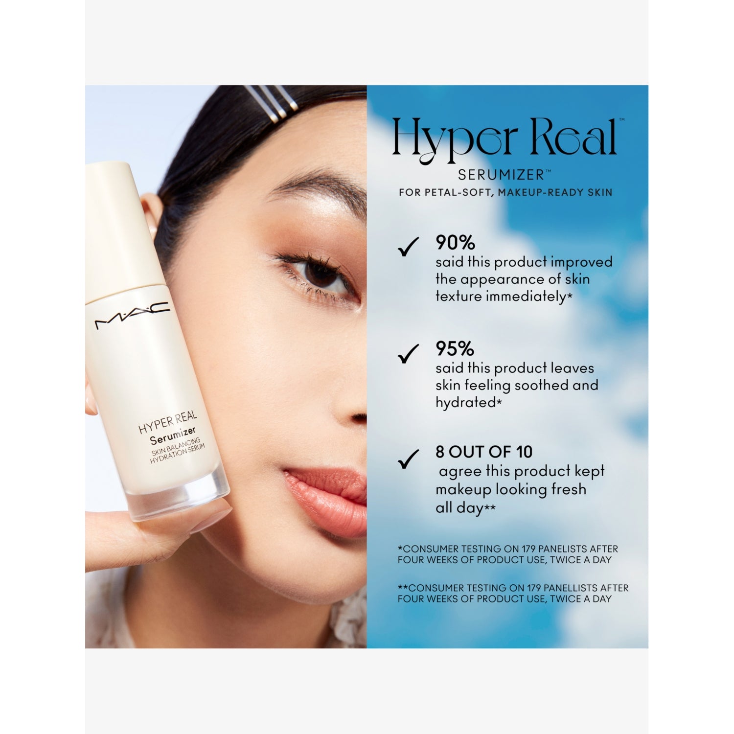 MAC Hyper Real serum-moisturiser hybrid 50ml (British brand)