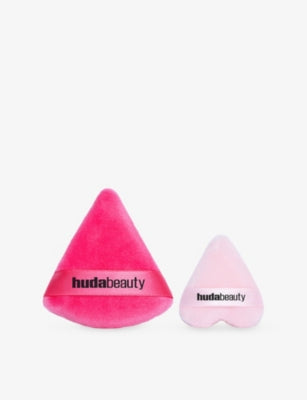 Huda Beauty powder puff set mini and medium, imported from the UK