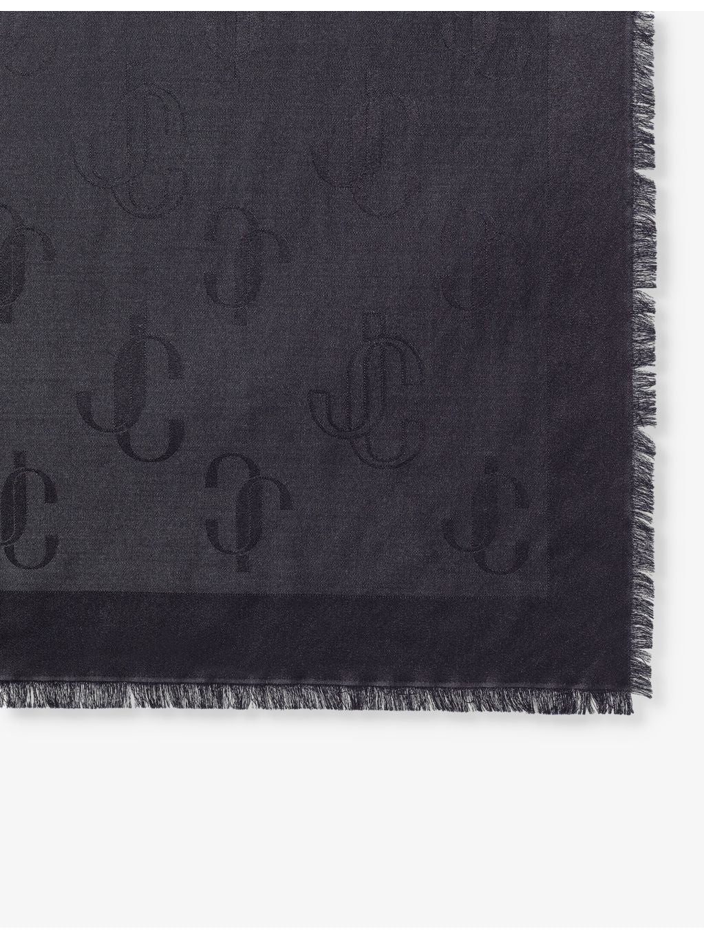 Jimmy Choo silk-blend scarf 140cm square (British brand)