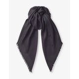 Jimmy Choo silk-blend scarf 140cm square (British brand)