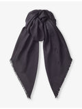 Jimmy Choo silk-blend scarf 140cm square (British brand)