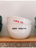 anna+nina Good Morning ceramic bowl 14cm, imported from the UK