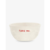 anna+nina I Love You ceramic bowl 14cm, Good Morning design - British product