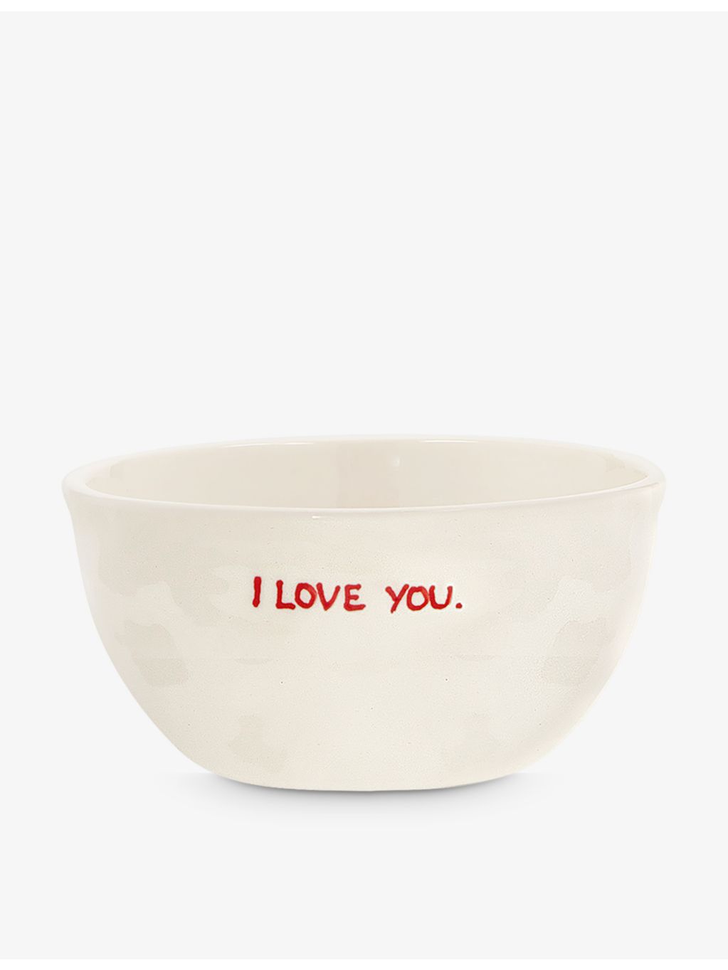 anna+nina I Love You ceramic bowl 14cm, Good Morning design - British product