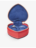Aspinal of London heart-shaped leather ring box - British product