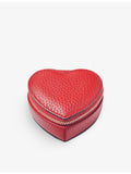 Aspinal of London heart-shaped leather ring box - British product