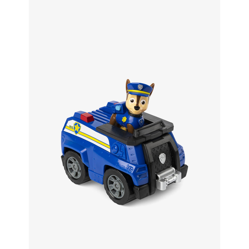 Paw Patrol Chase vehicle playset with pup figure (British brand)