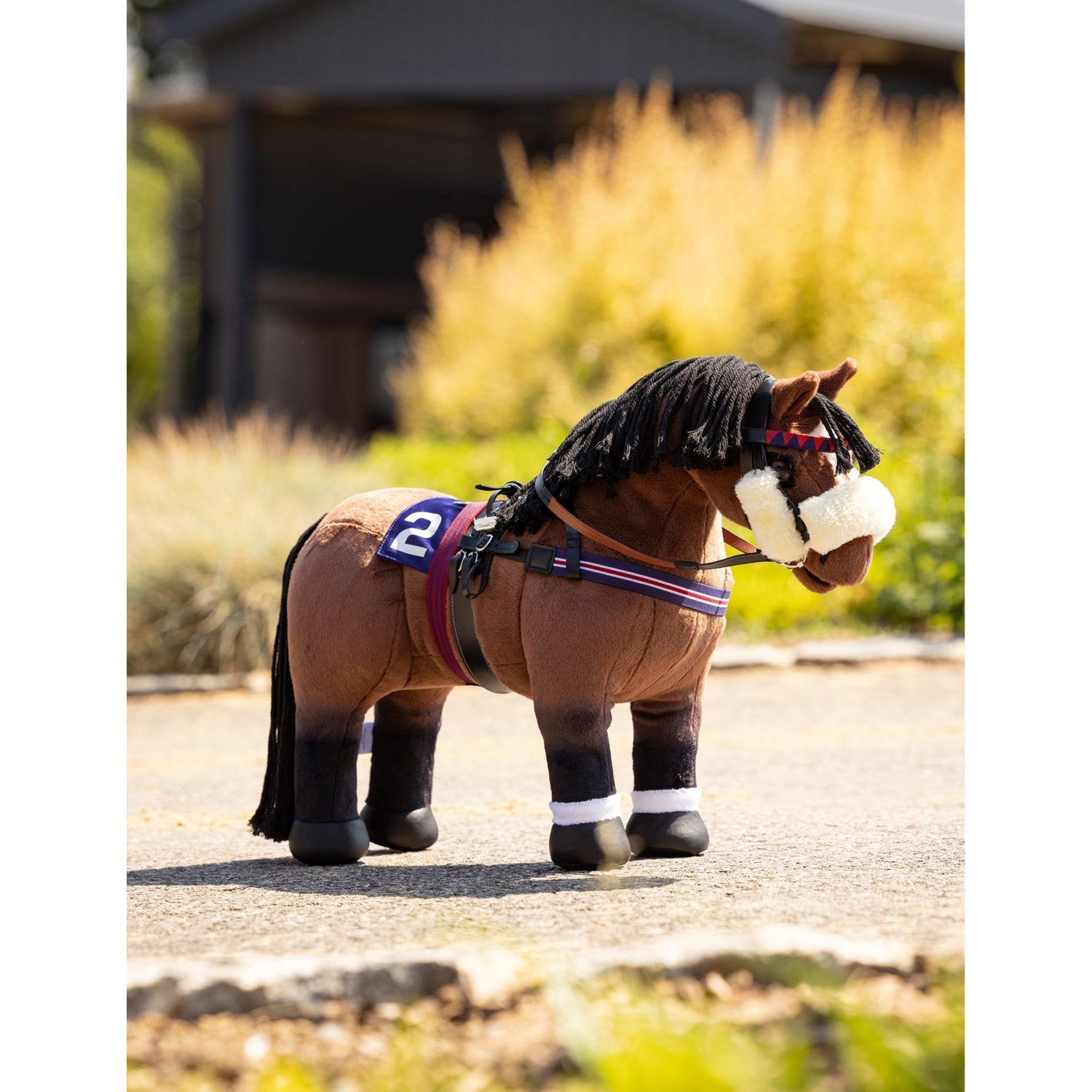 LeMieux racing leather toy pony saddle set - British product