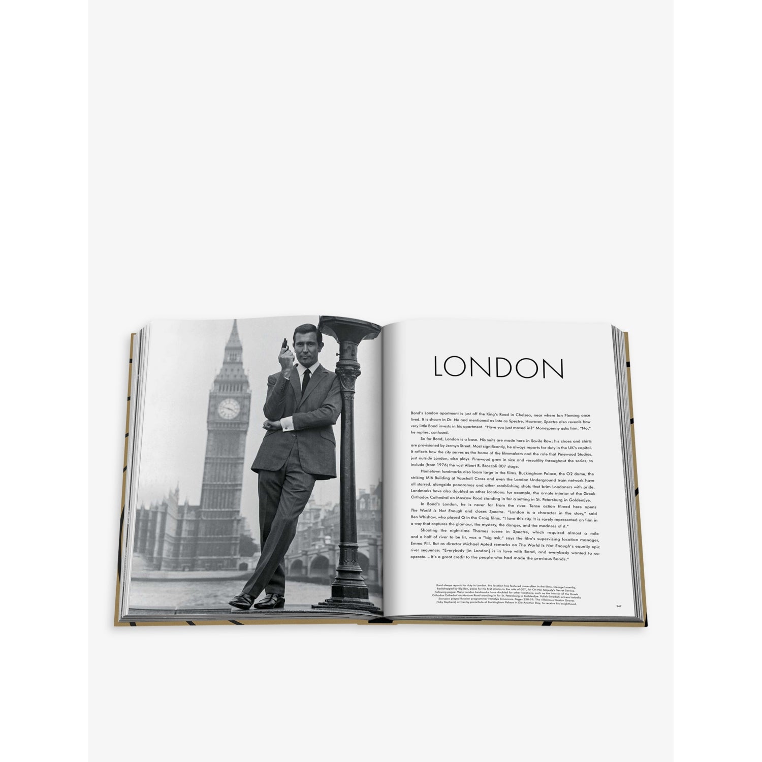 Assouline James Bond Destinations book silk hardcover, UK version