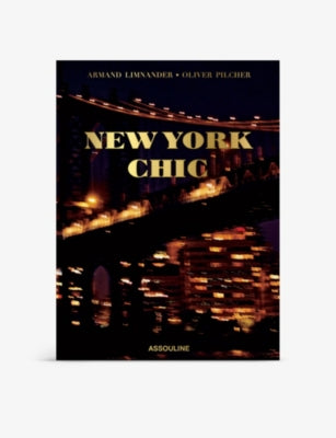 Assouline New York Chic silk hardcover coffee table book, UK version