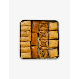 Premium mixed nuts baklava in a 500g tin, UK version