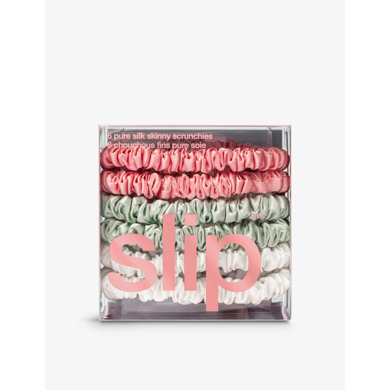 Bellerose silk scrunchies pack of six, imported from the UK