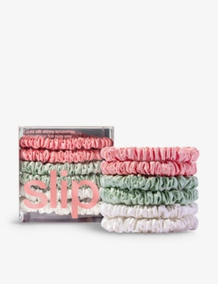 Bellerose silk scrunchies pack of six