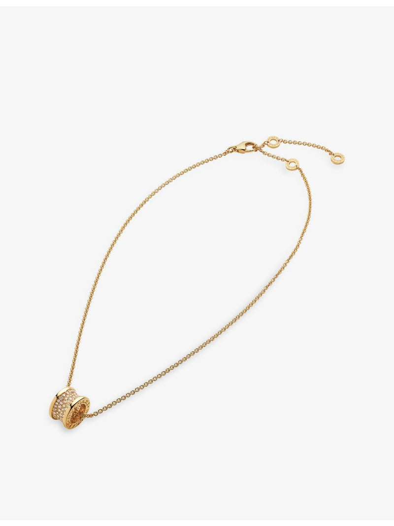 Bvlgari B.zero1 diamond pendant necklace 0.87ct yellow gold - British product