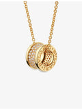Bvlgari B.zero1 diamond pendant necklace 0.87ct yellow gold - British product