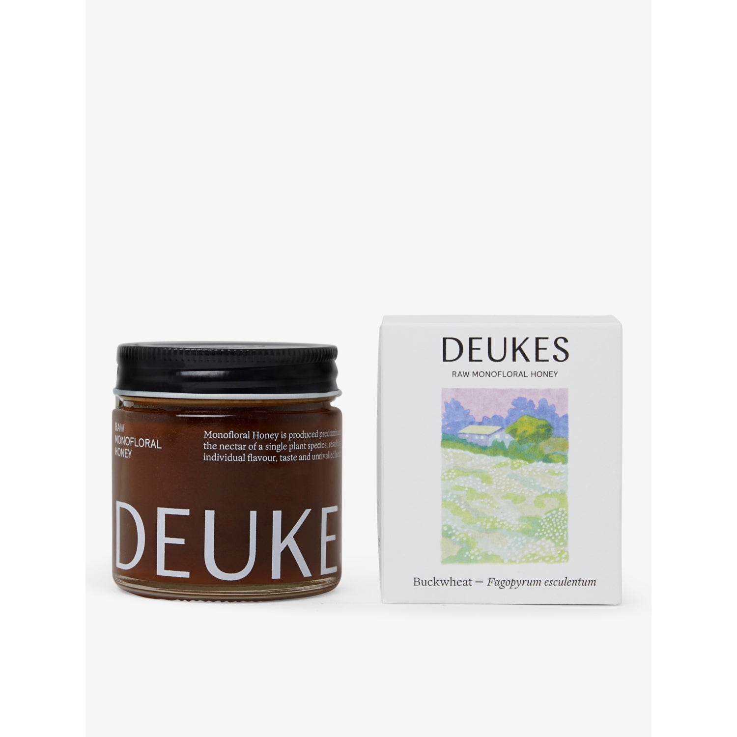 Deukes raw monofloral buckwheat honey 250g, UK version