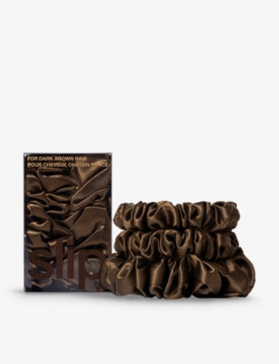 Slip silk scrunchies pack of three (British brand)