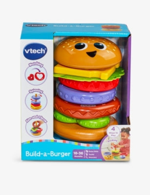VTech Build-a-Burger stacking toy 21.4cm, UK version