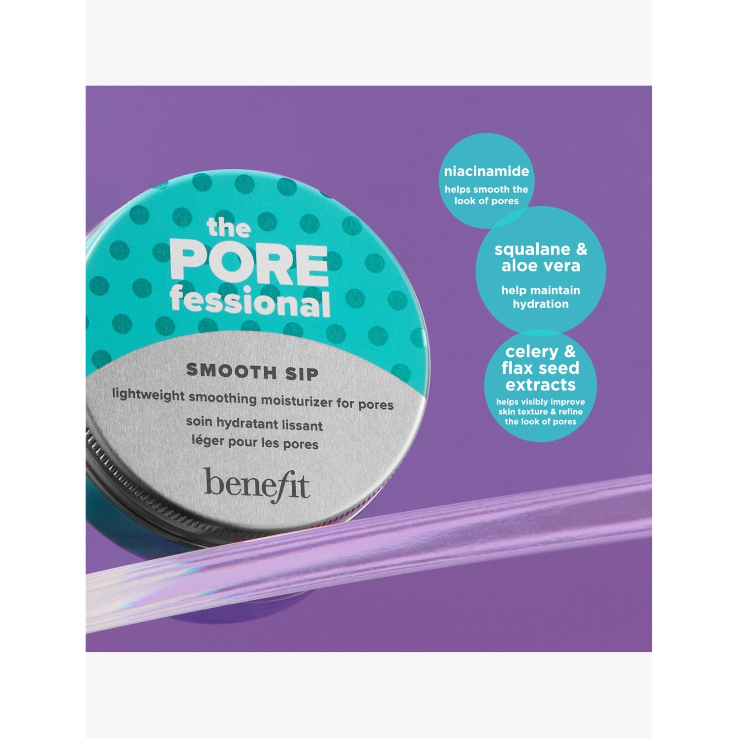 Benefit POREfessional Smooth Sip moisturiser 20ml - British product