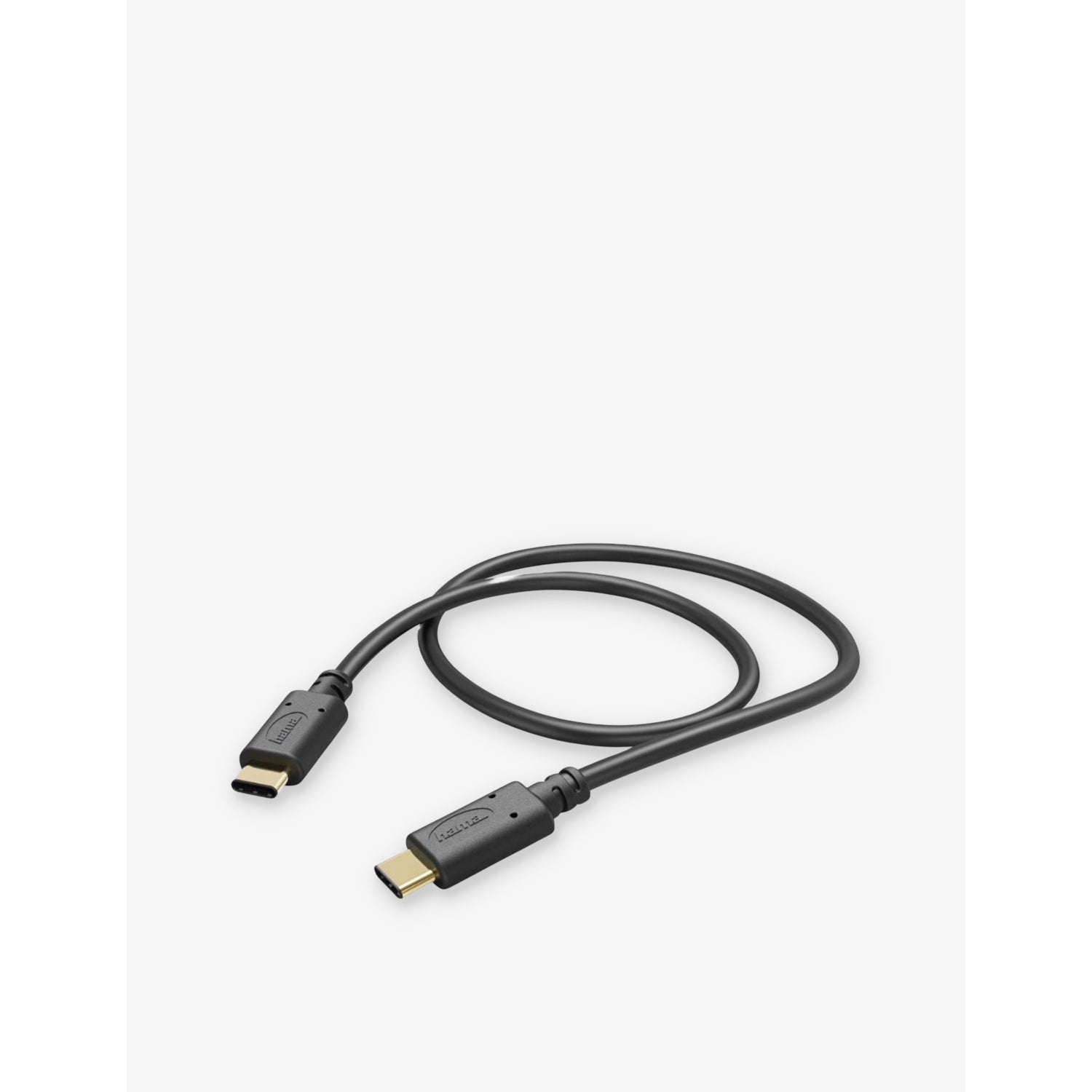 USB C to USB C charging cable 1.5m - BLACK