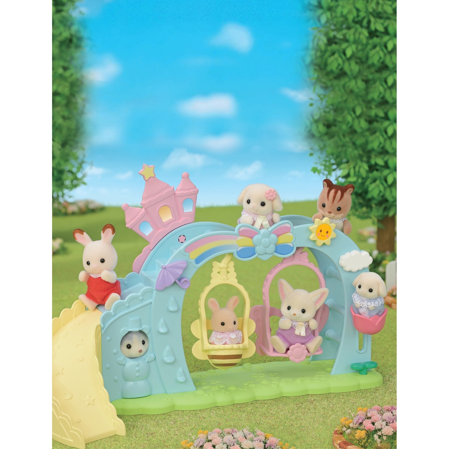 Sylvanian Families Nursery Swing playset 21cm (British brand)