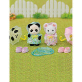 Sylvanian Families Rainy Day Duo playset with baby figures (British brand)