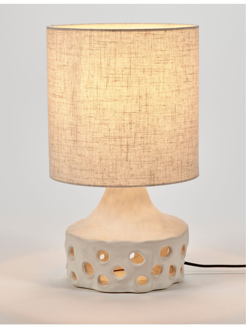 Serax Sophie Casier Oya ceramic table lamp 42cm, imported from the UK