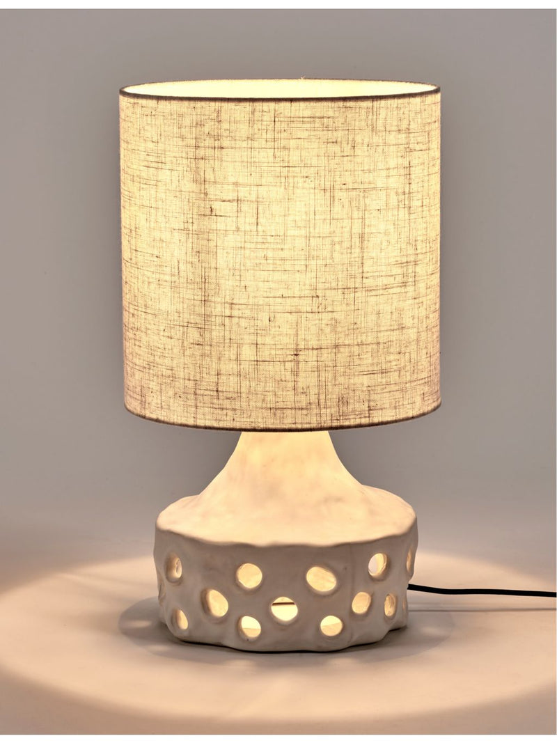 Serax Sophie Casier Oya ceramic table lamp 42cm, imported from the UK