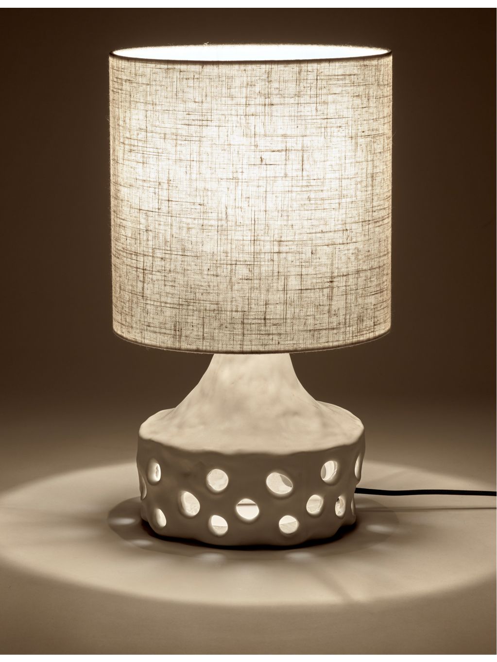 Serax Sophie Casier Oya ceramic table lamp 42cm, imported from the UK