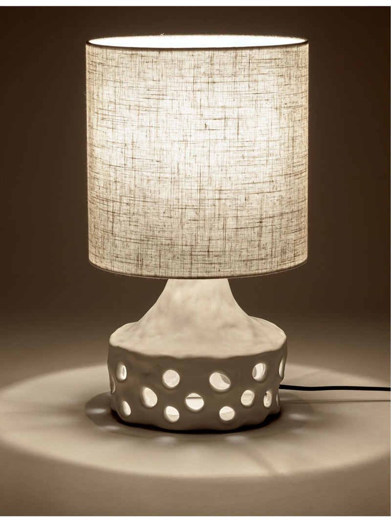 Serax Sophie Casier Oya ceramic table lamp 42cm, imported from the UK
