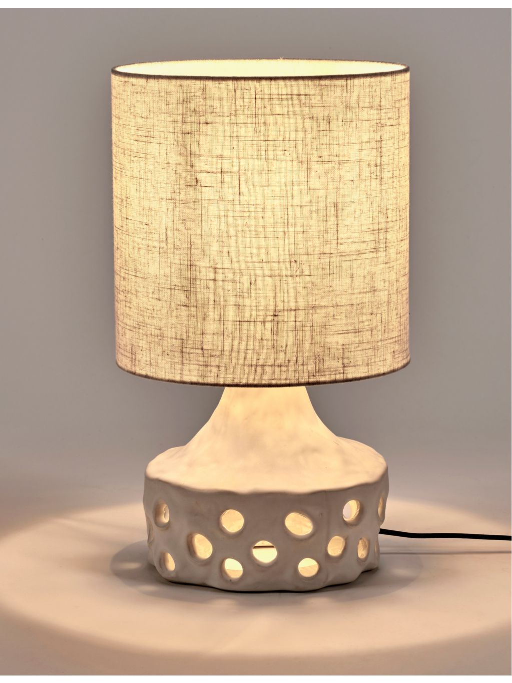Serax Sophie Casier Oya ceramic table lamp 42cm, imported from the UK