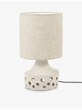 Serax Sophie Casier Oya ceramic table lamp 42cm, imported from the UK