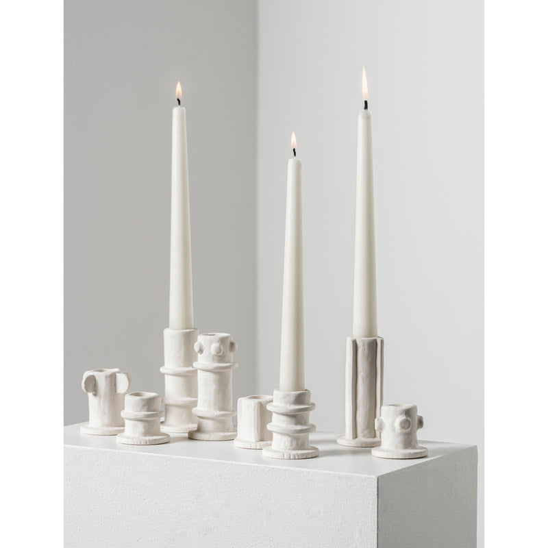 Serax stoneware candle holders set of three, imported from the UK