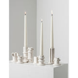 Serax stoneware candle holders set of three, imported from the UK