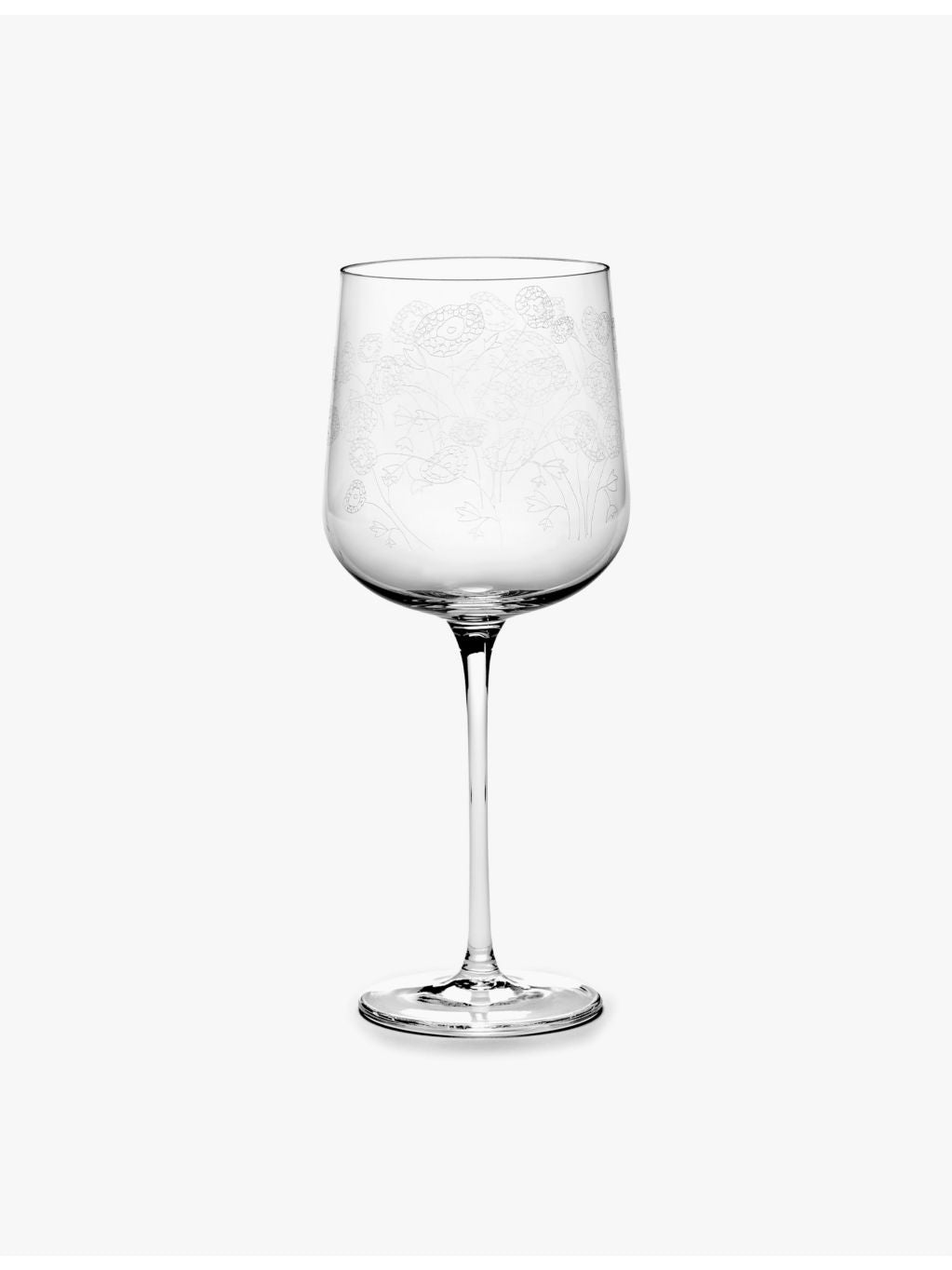 Serax Marni Midnight Flowers glasses set of four, imported from the UK