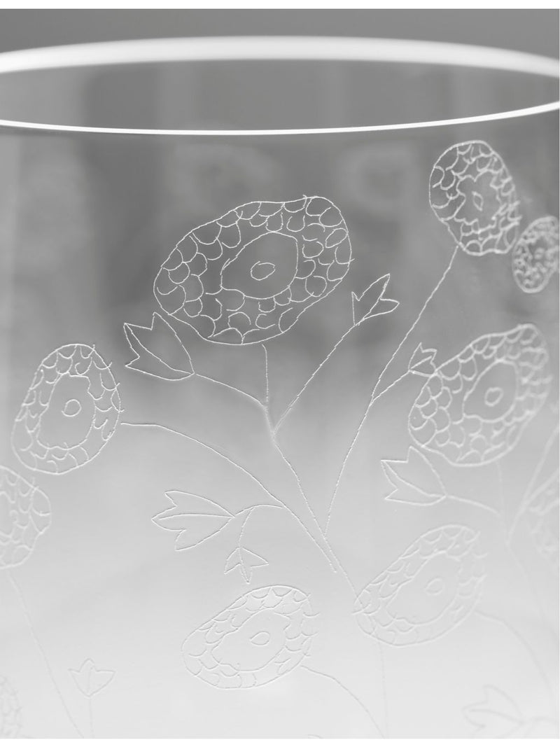 Serax Marni Midnight Flowers glasses set of four, imported from the UK