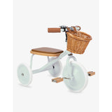 Banwood steel tricycle with woven basket, UK version