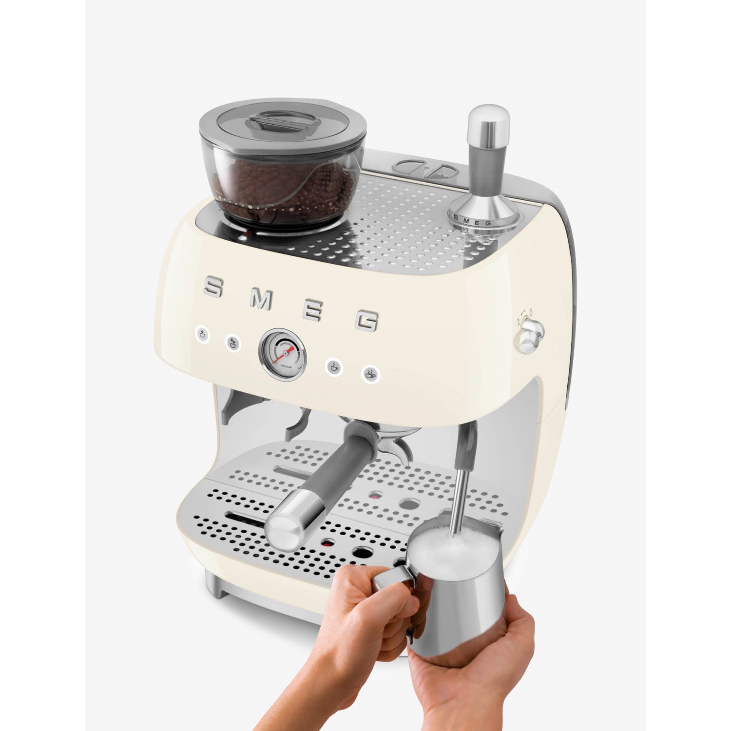 SMEG espresso coffee machine and grinder, UK version