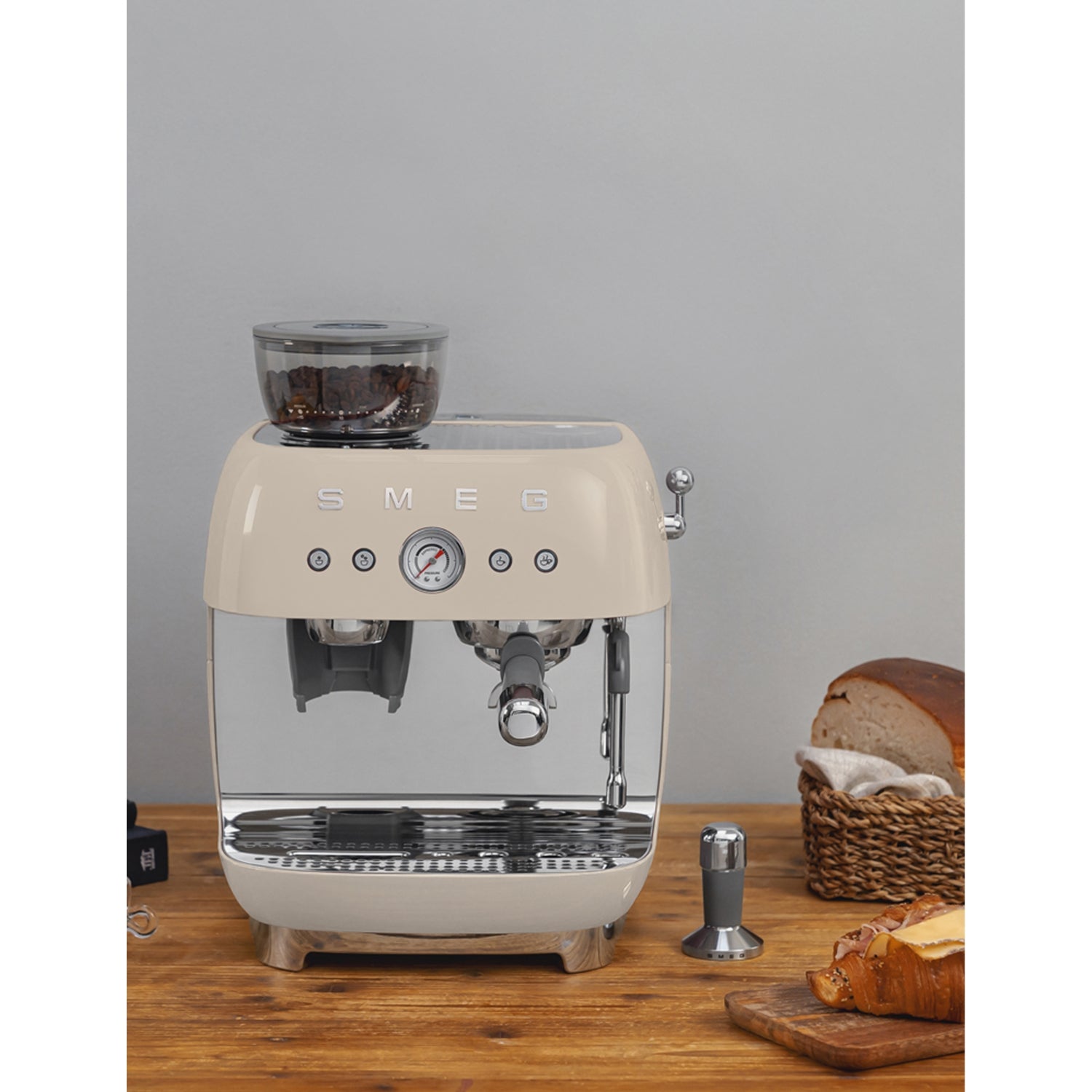 SMEG espresso coffee machine and grinder, UK version