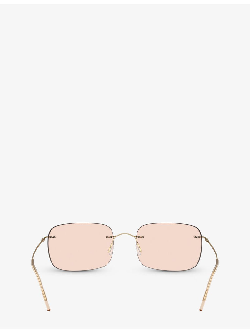 Giorgio Armani AR1512M pillow-frame metal sunglasses, imported from the UK