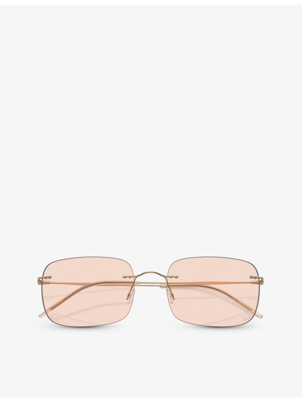 Giorgio Armani AR1512M pillow-frame metal sunglasses, imported from the UK