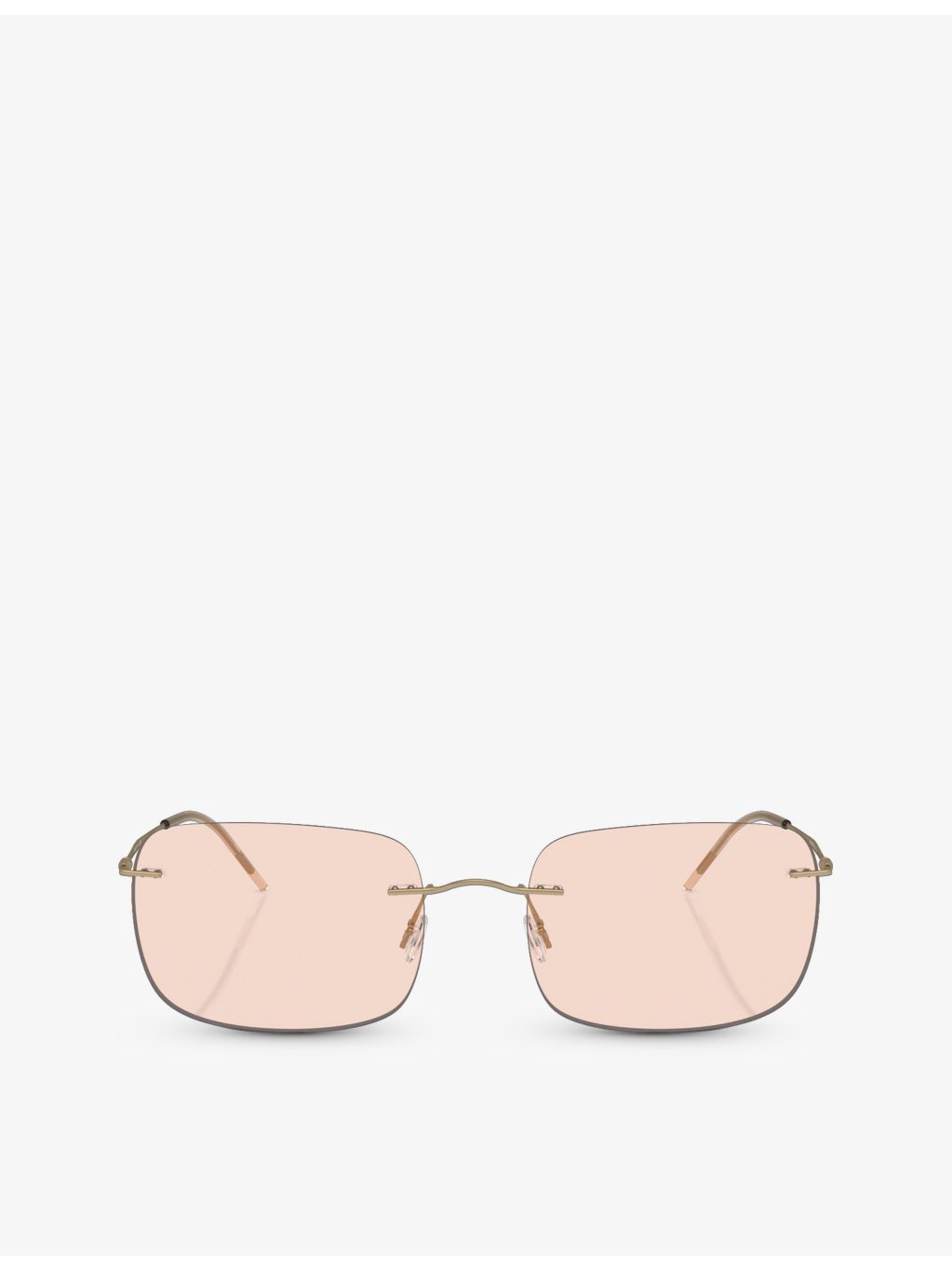 Giorgio Armani AR1512M pillow-frame metal sunglasses, imported from the UK
