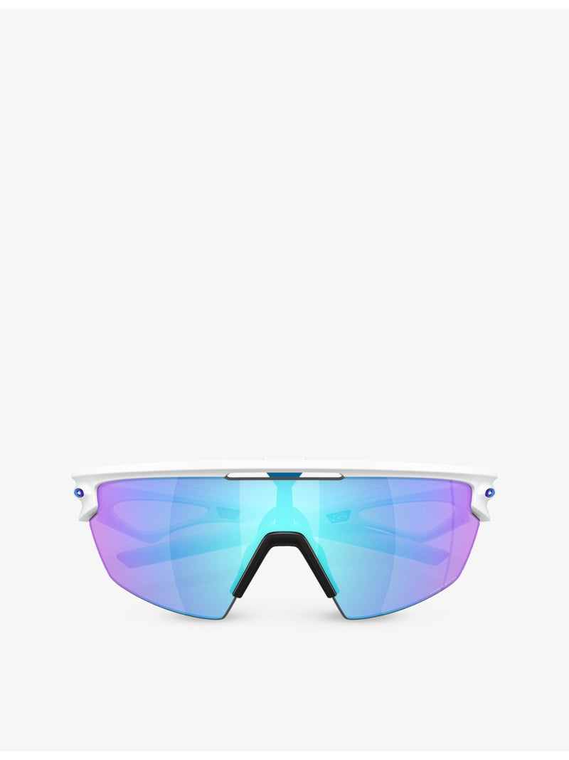 Oakley Sphaera wrap-around acetate sunglasses, imported from the UK