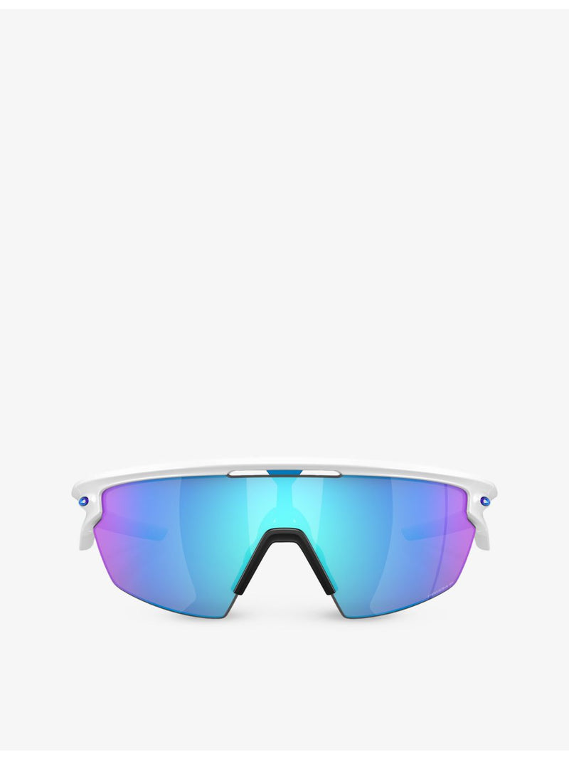 Oakley Sphaera wrap-around acetate sunglasses, imported from the UK