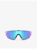 Oakley Sphaera wrap-around acetate sunglasses, imported from the UK
