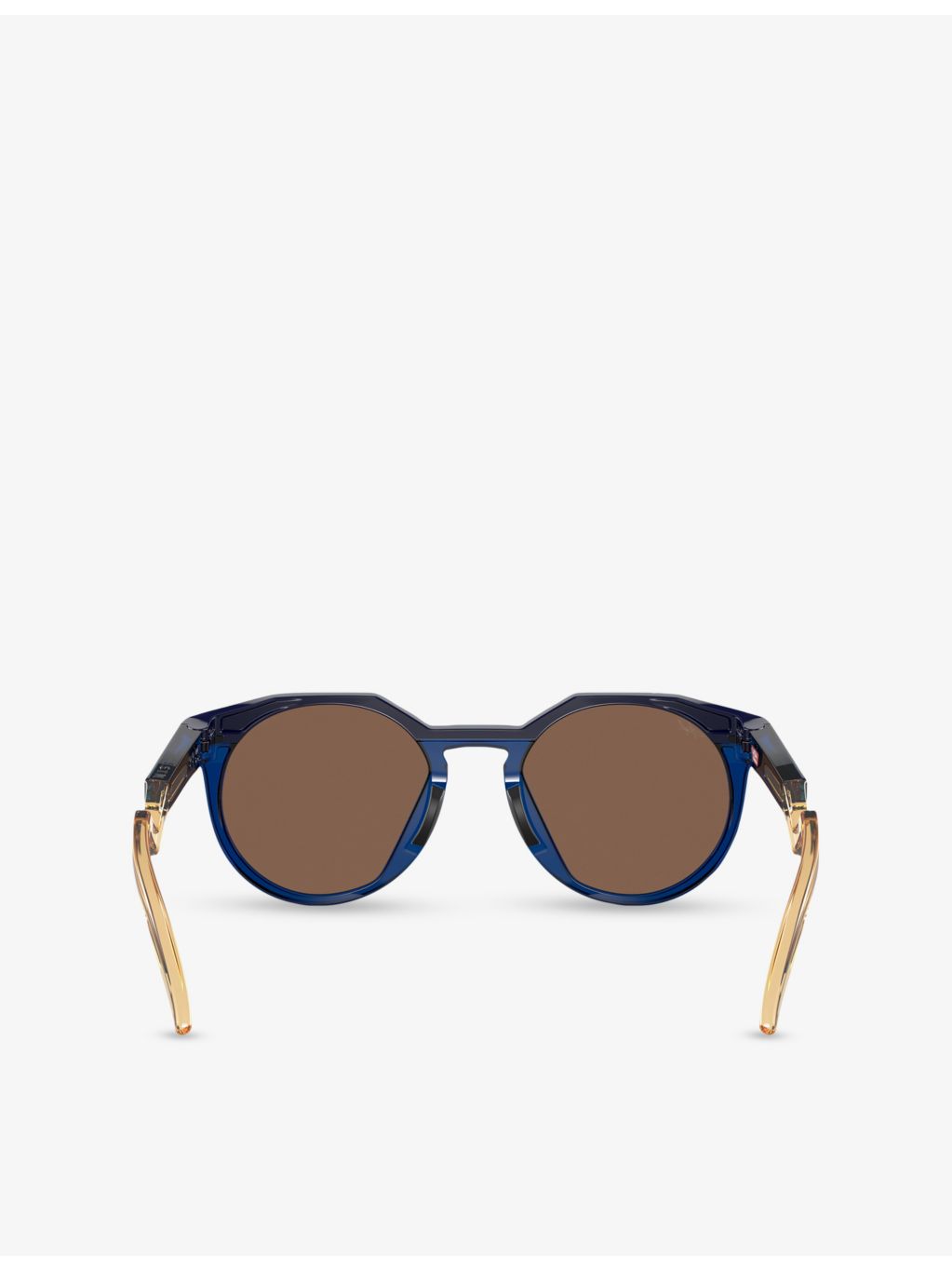 Oakley round-frame acetate sunglasses with polarised lenses - British product