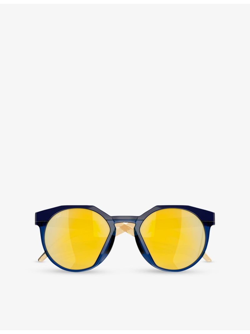 Oakley round-frame acetate sunglasses with polarised lenses - British product